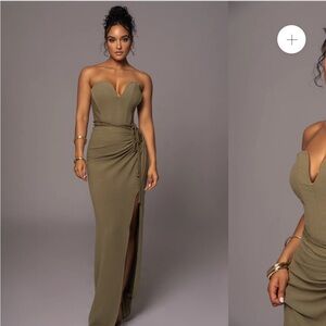 XSJLuxlabel olive destination set